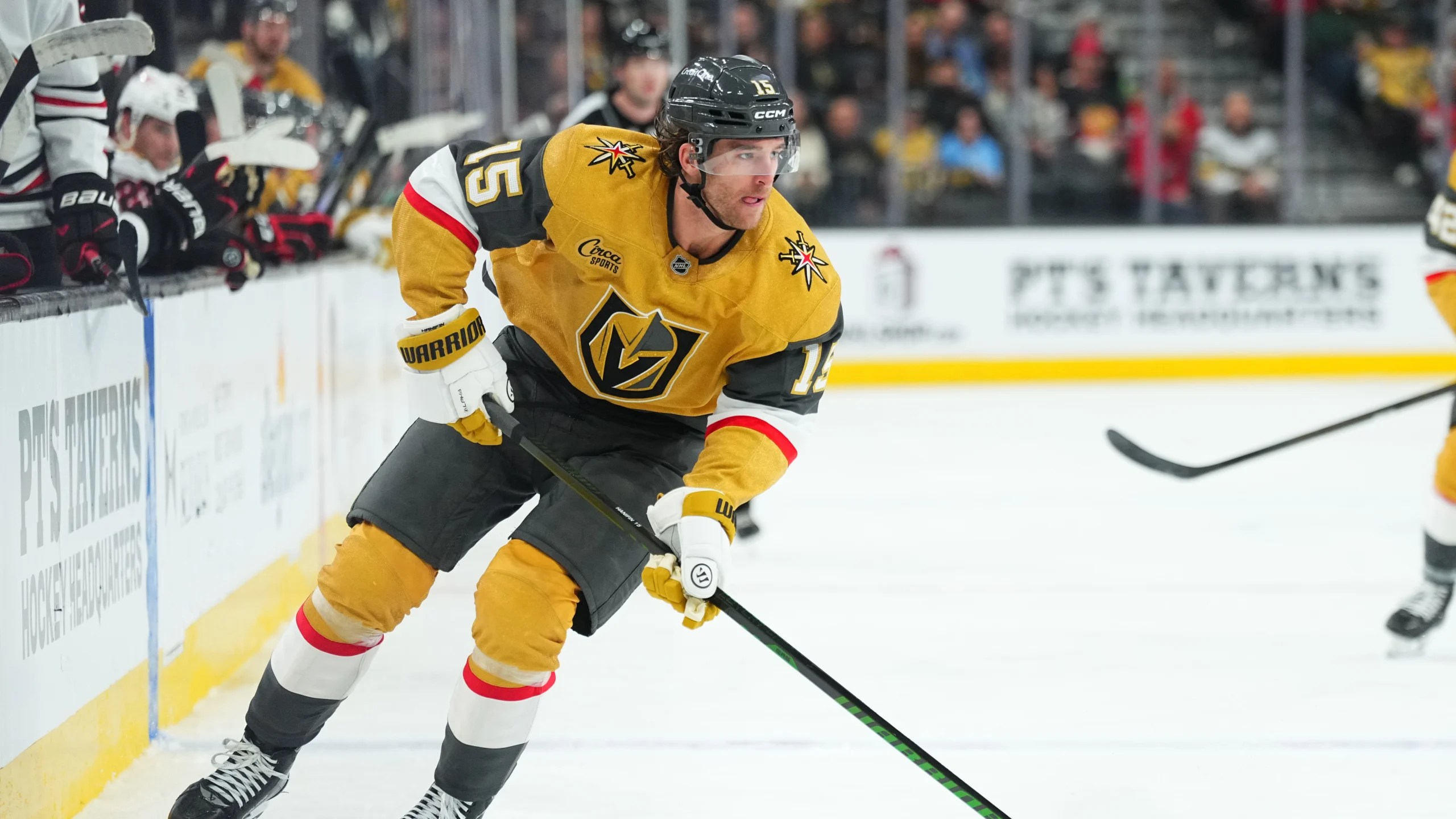 Golden Knights Host Blackhawks in NHL Season Opener Without Injured Connor Bedard
