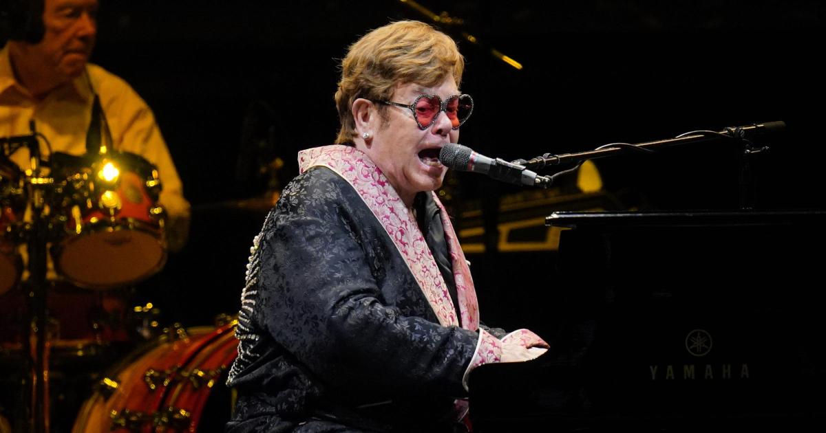 Elton John returns to UK stage to open new Apple Music Hall in London.