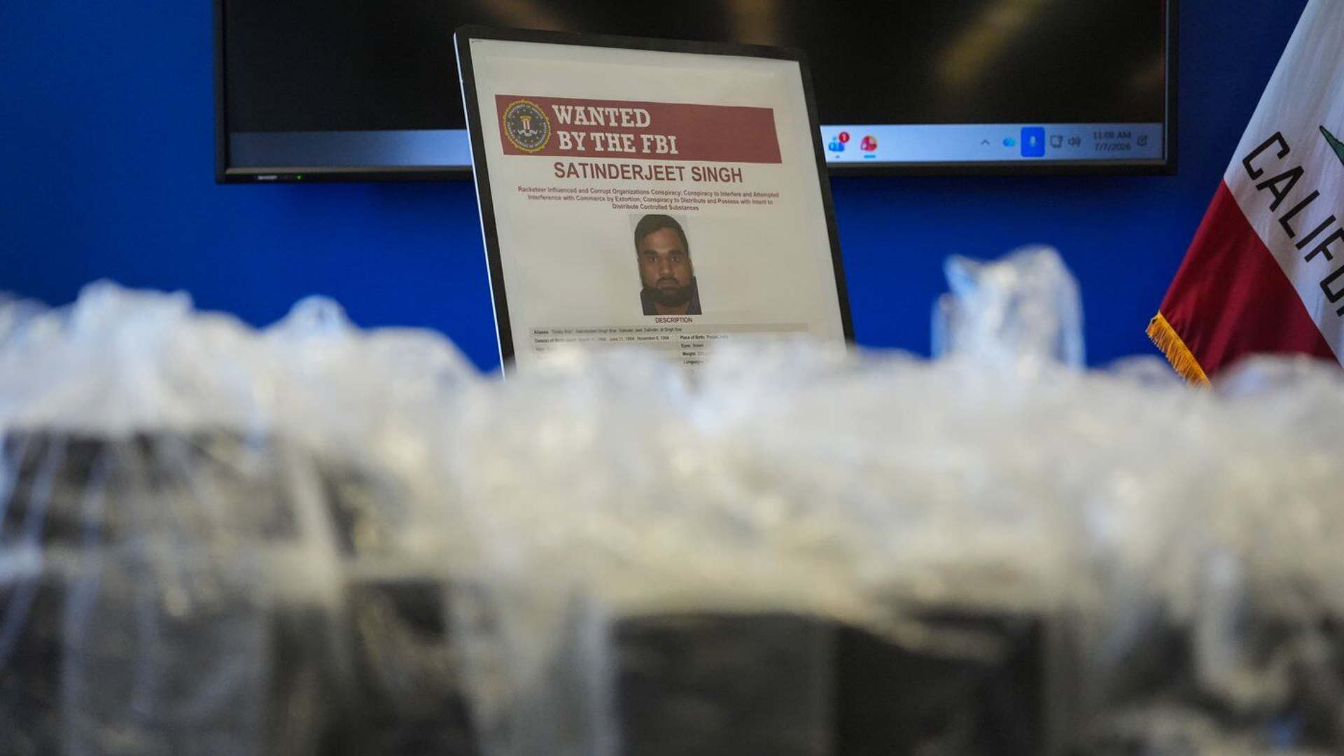 FBI and RCMP Offer One Million Dollar Reward for Fugitive Goldy Brar