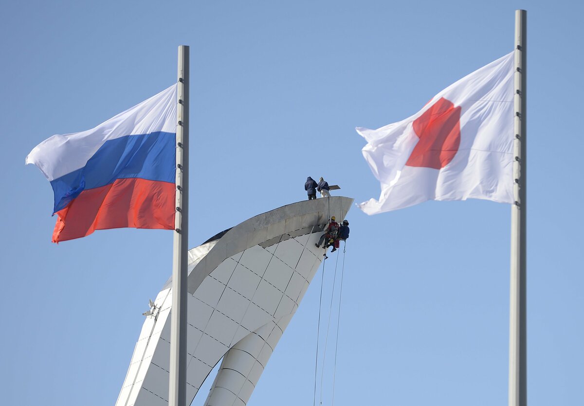 Japan urges Russia to remove a new World War II monument featuring offensive imagery.