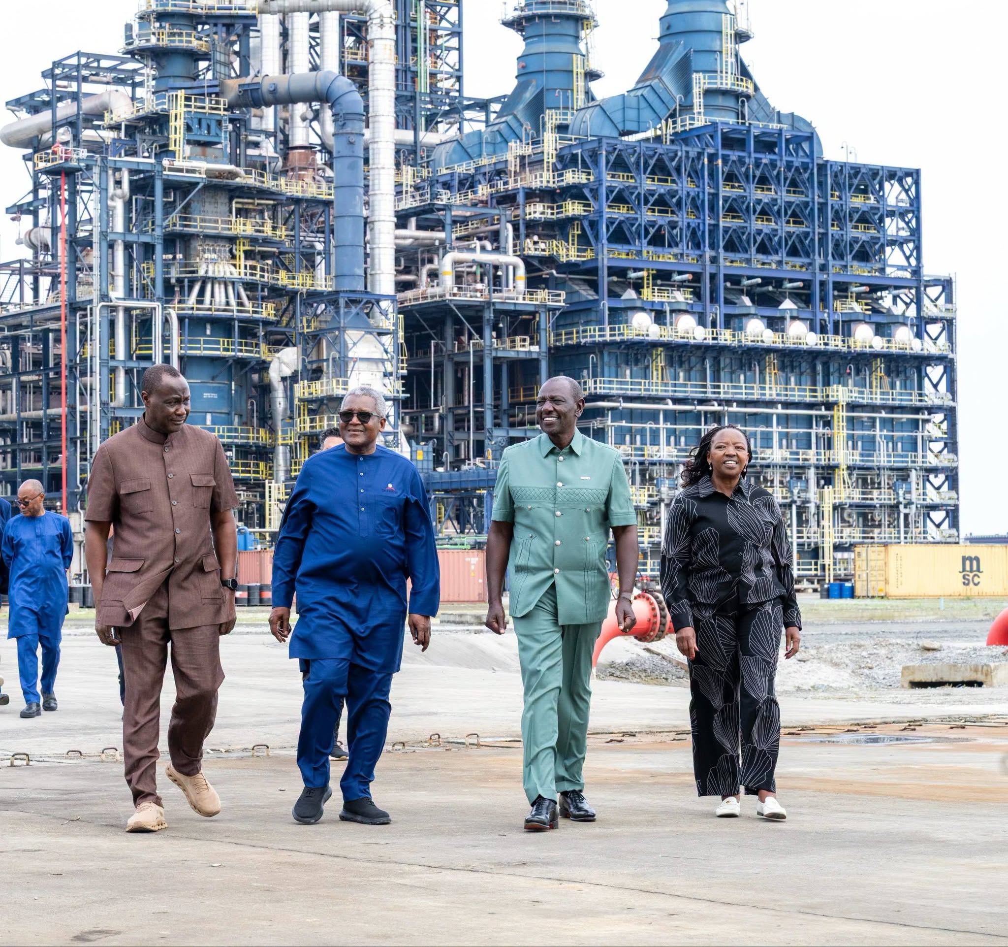 Kenyan President Ruto Tours Lagos Refinery Ahead of Proposed Lamu Project