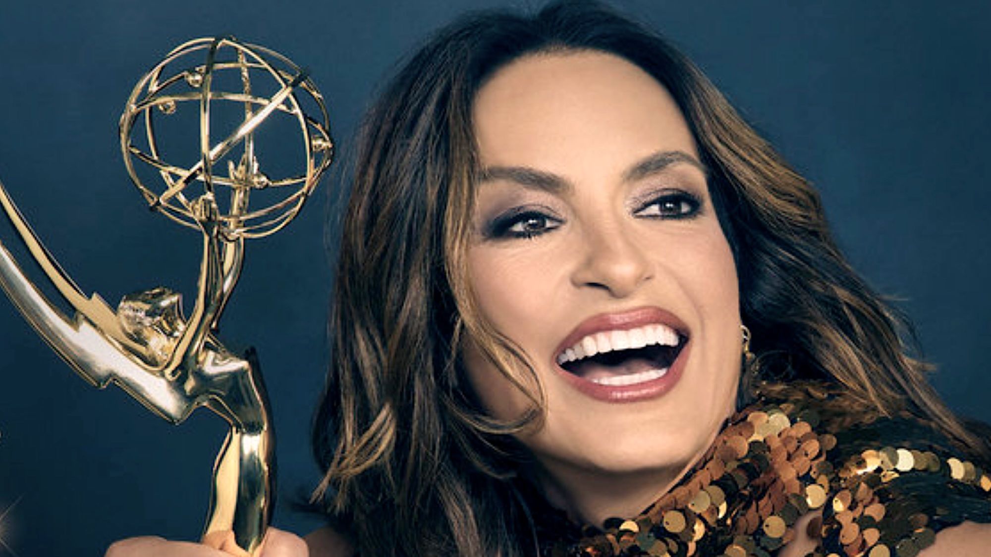 Mariska Hargitay wins two Emmys for her documentary about mother Jayne Mansfield.