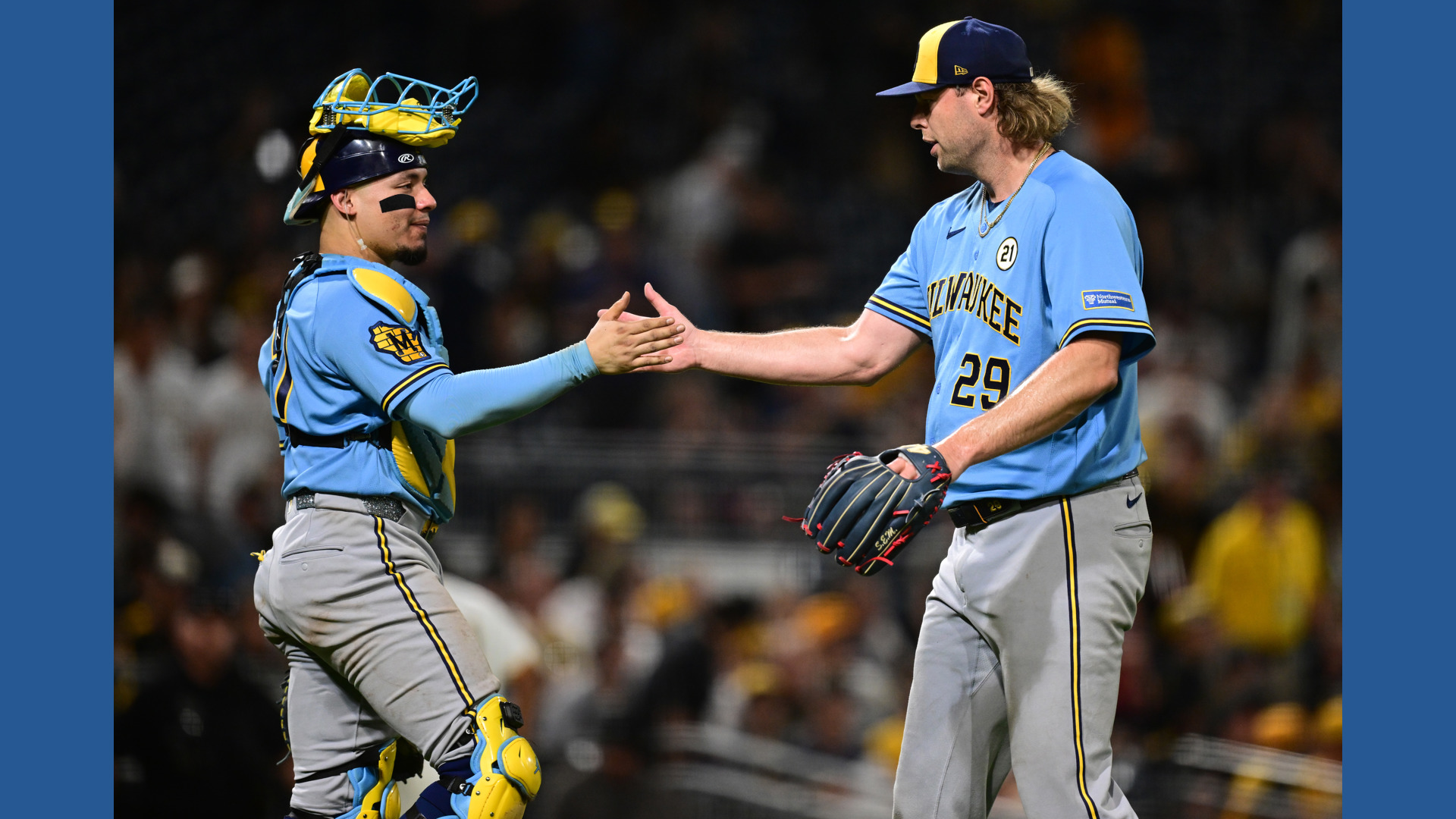 Brewers Win After Clinching Fourth Straight NL Central Title
