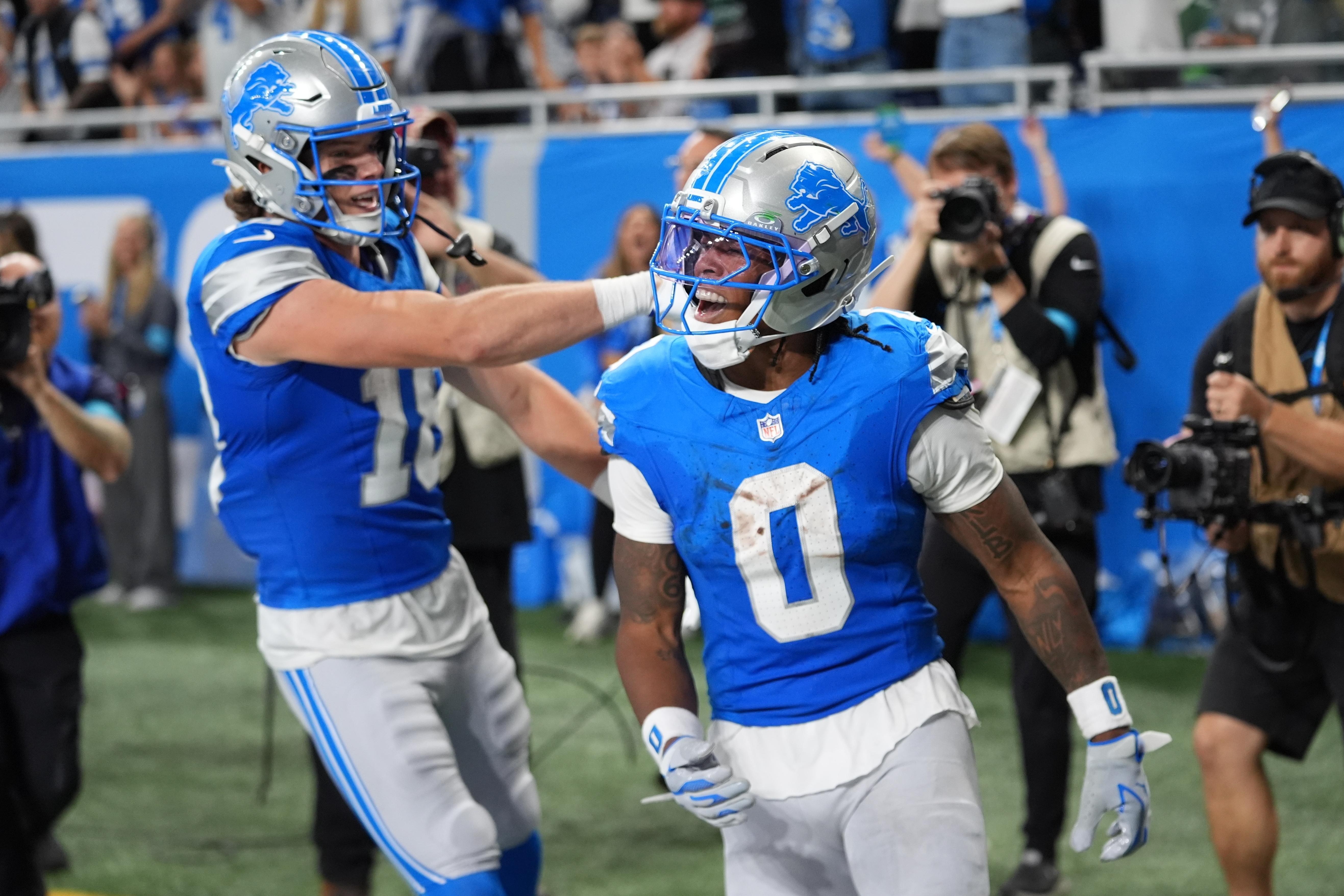 Jahmyr Gibbs Scores Three Touchdowns as Detroit Lions Hold Off Late Jets Comeback