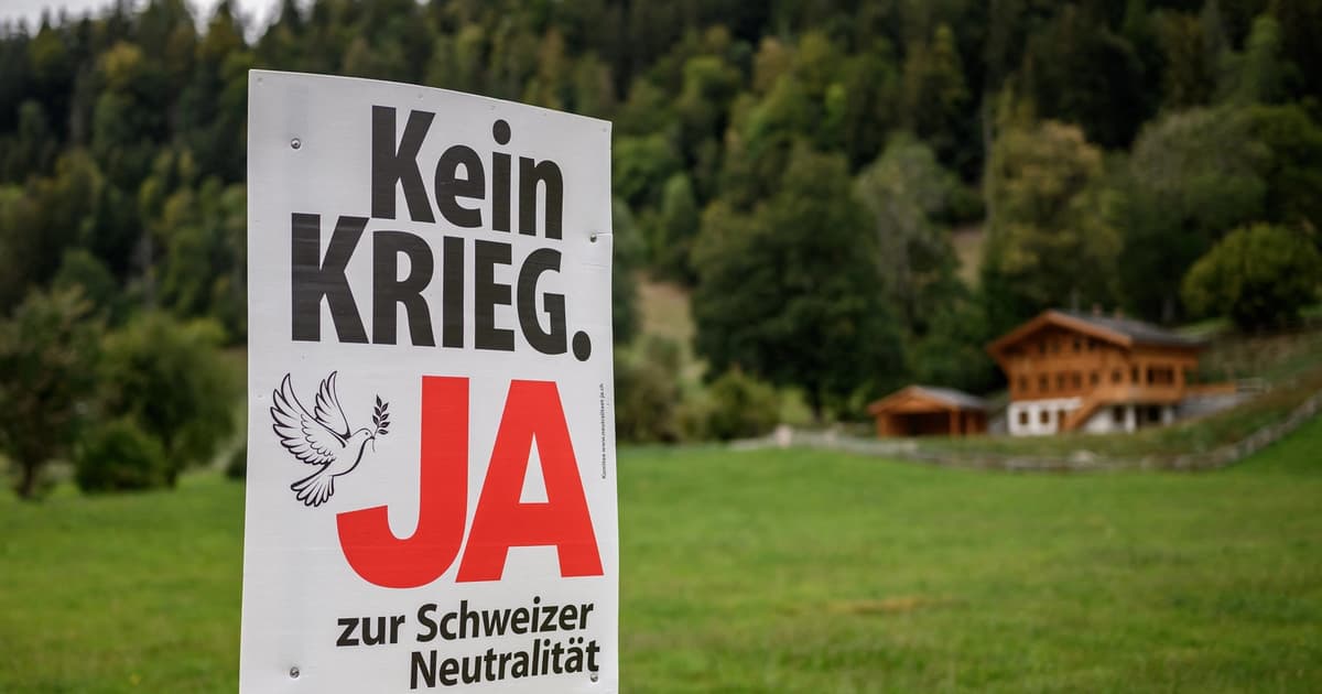 Swiss Voters Decide on Stricter Constitutional Definition of Permanent Armed Neutrality