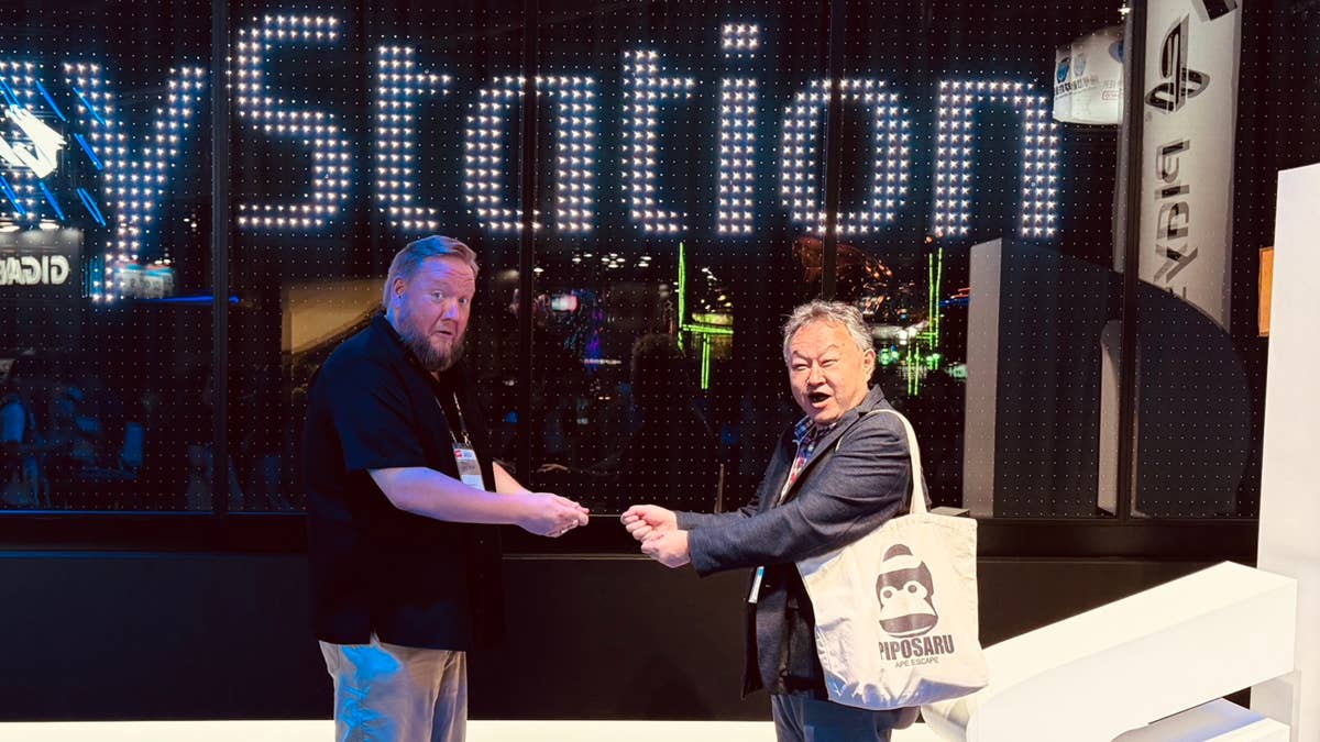 Former PlayStation Execs Recreate Disc-Sharing Skit Without Disc