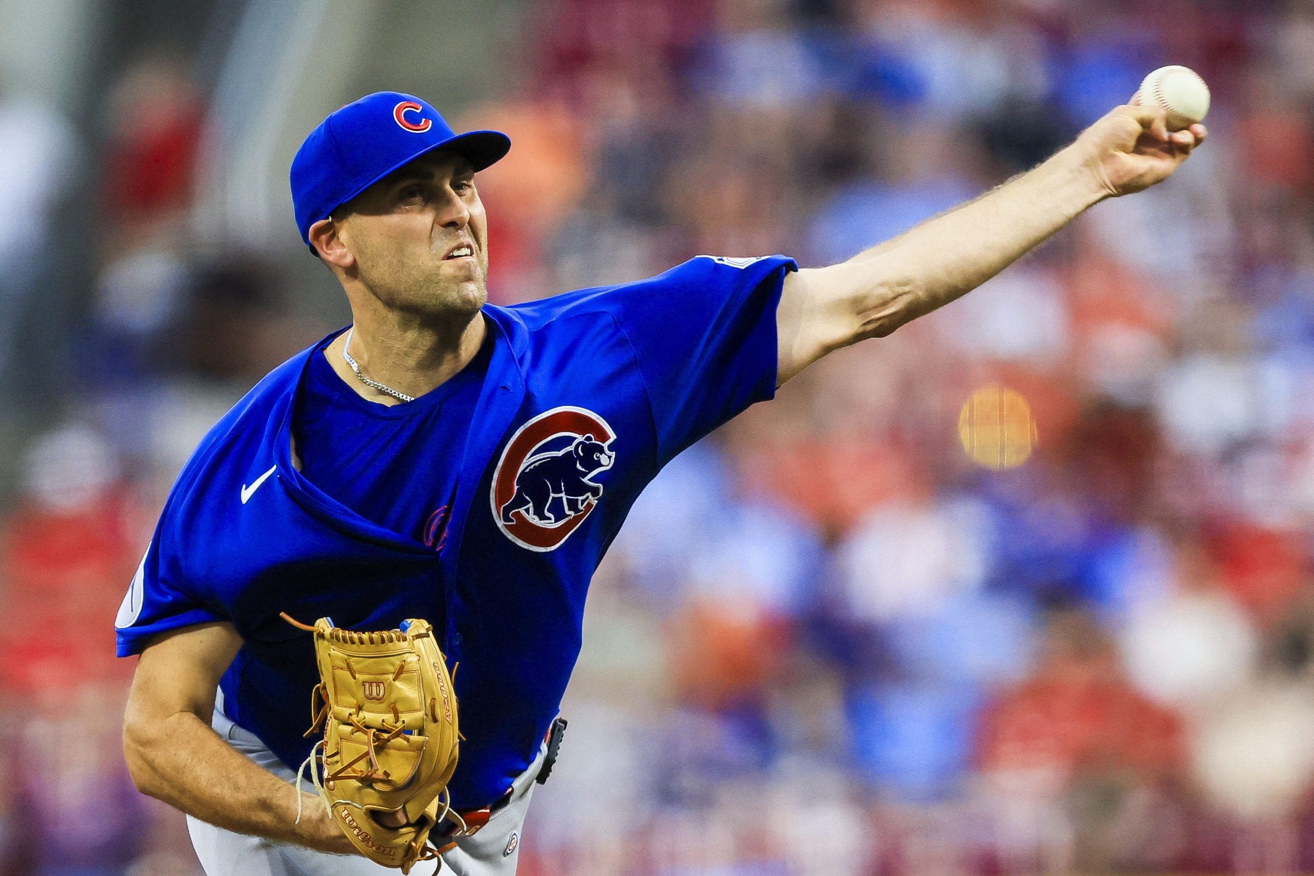 Cubs pitcher Kevin Gausman is named to the wild-card roster despite shoulder injury.