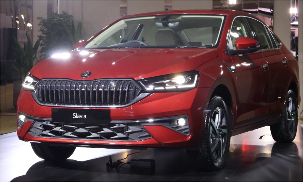 Skoda Auto Volkswagen India begins production of the updated Slavia sedan in Pune.