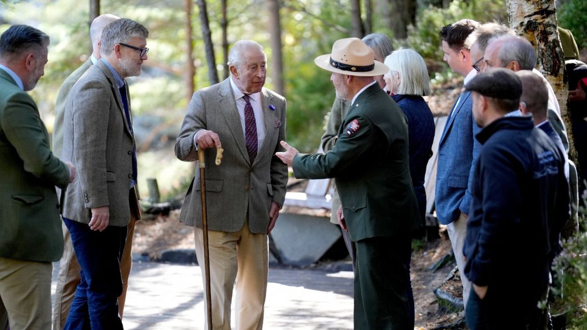 King Charles thanks emergency crews following massive wildfire in Cairngorms National Park.