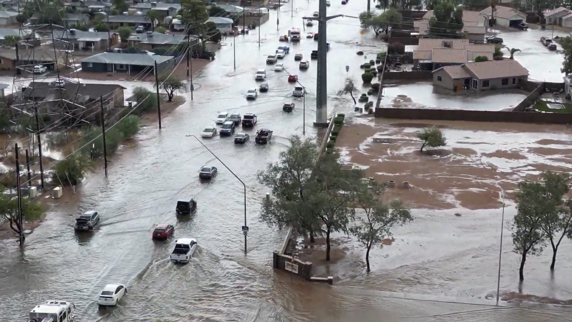 Heavy Monsoon Storms Trigger Flash Flooding and Closures Across Metro Phoenix