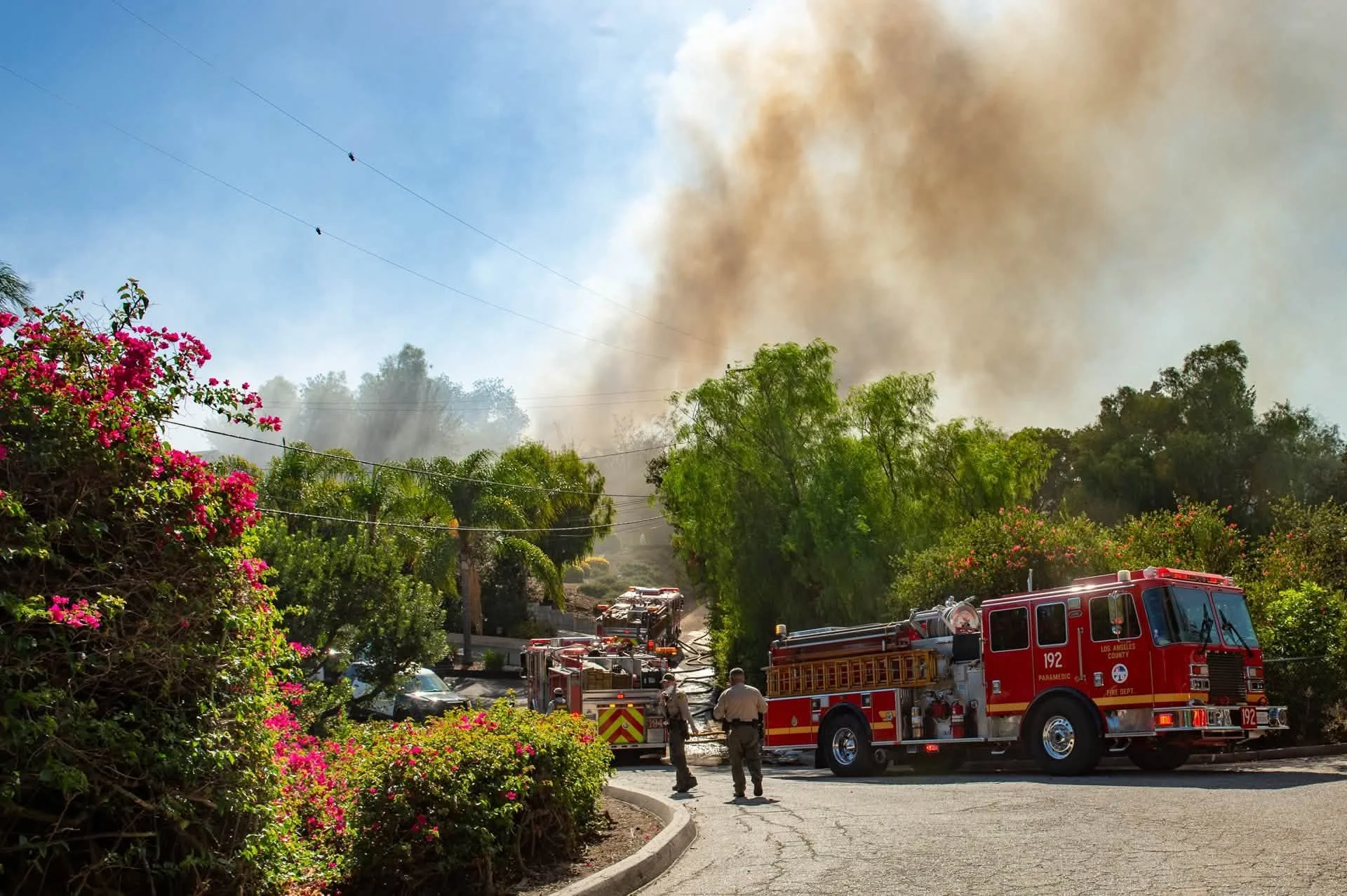 Palos Fire Destroys Three Homes and Reaches 41% Containment in La Habra Heights