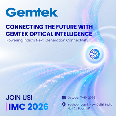 Gemtek and Dixon Partner to Boost Optical Connectivity Manufacturing in India