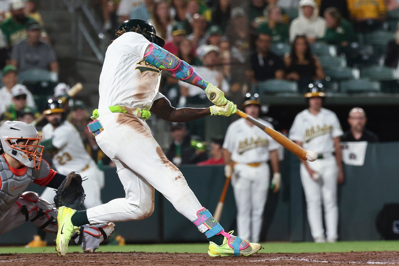 Athletics Erase Six-Run Deficit to Defeat Angels 9-7 in West Sacramento