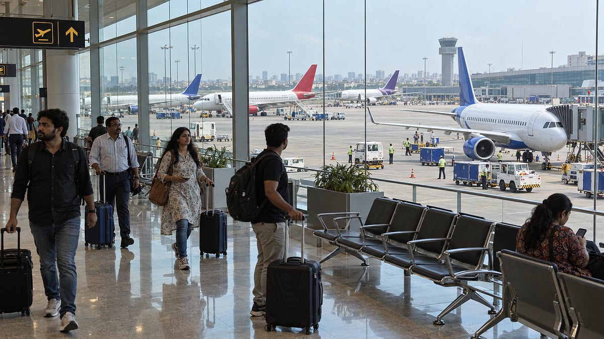 India Domestic Air Traffic Falls 6.34% in August