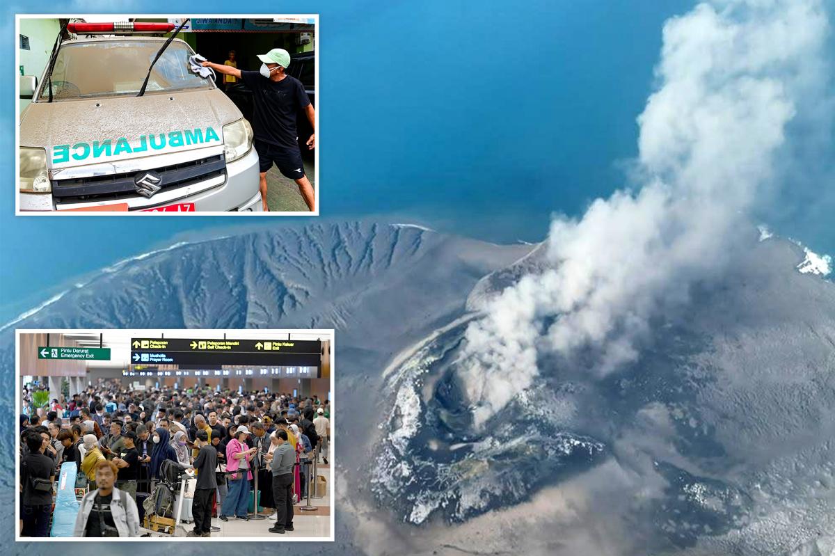 Indonesian Volcano Eruption Forces Hundreds of Flight Cancellations at Major Airport