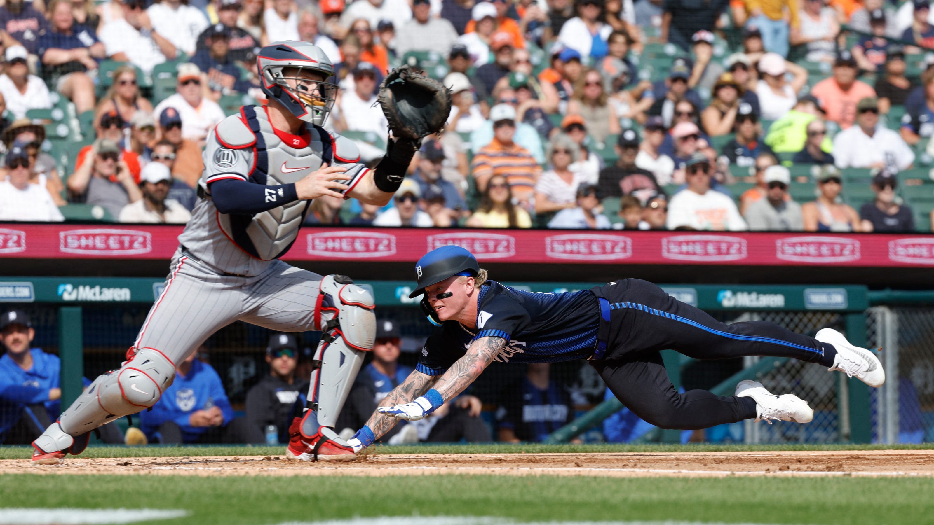 Detroit Tigers Edge Minnesota Twins 5-4 Behind Home Runs From Greene and McGonigle