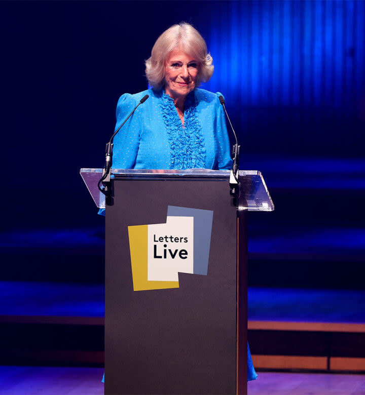 Queen Camilla makes surprise appearance at London literary event to read historical letter