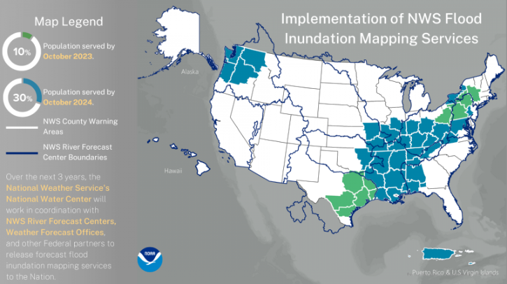 National Weather Service Issues Flood Advisories Across Multiple States