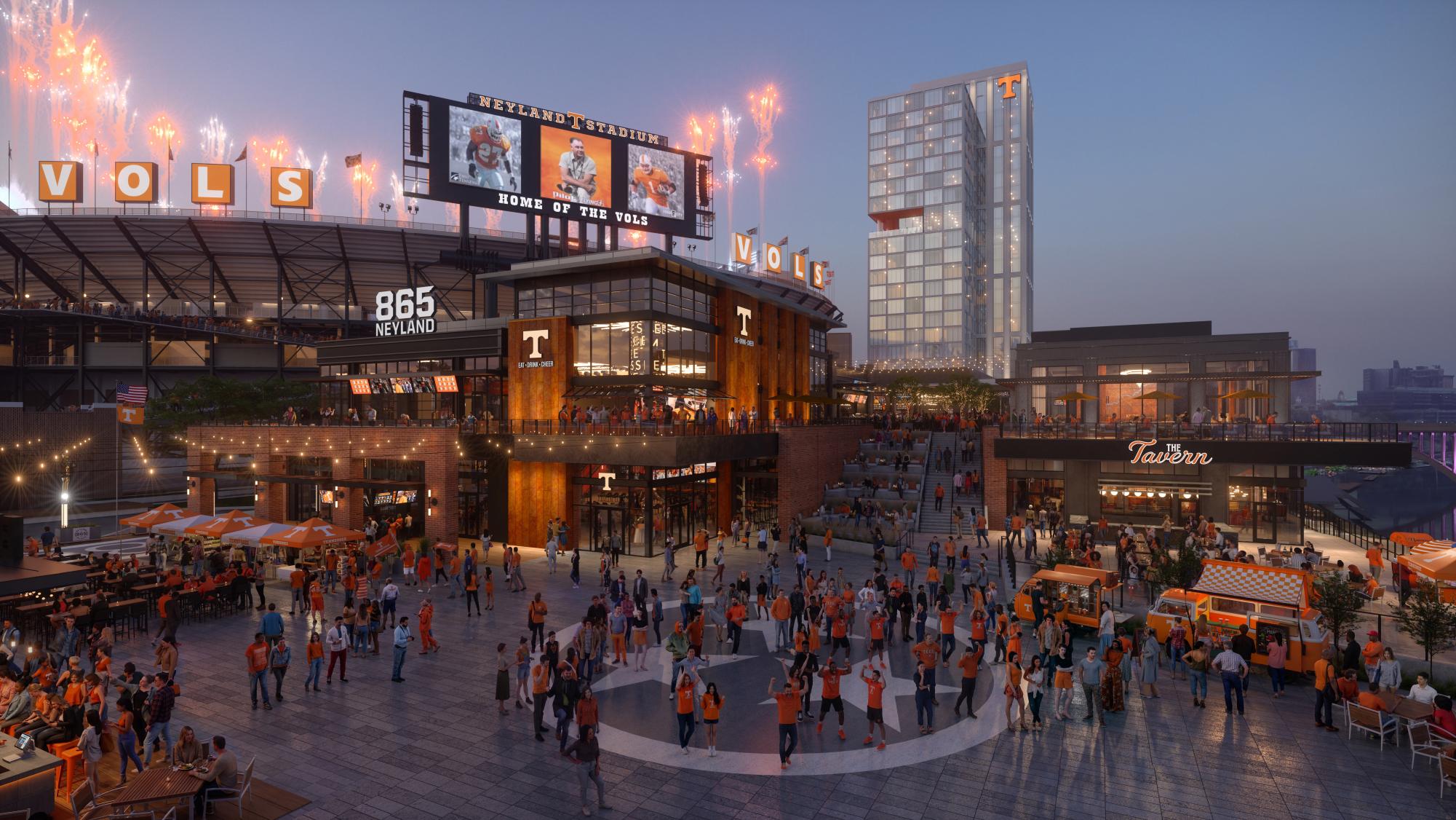 Tennessee Unveils 865 Neyland Entertainment District