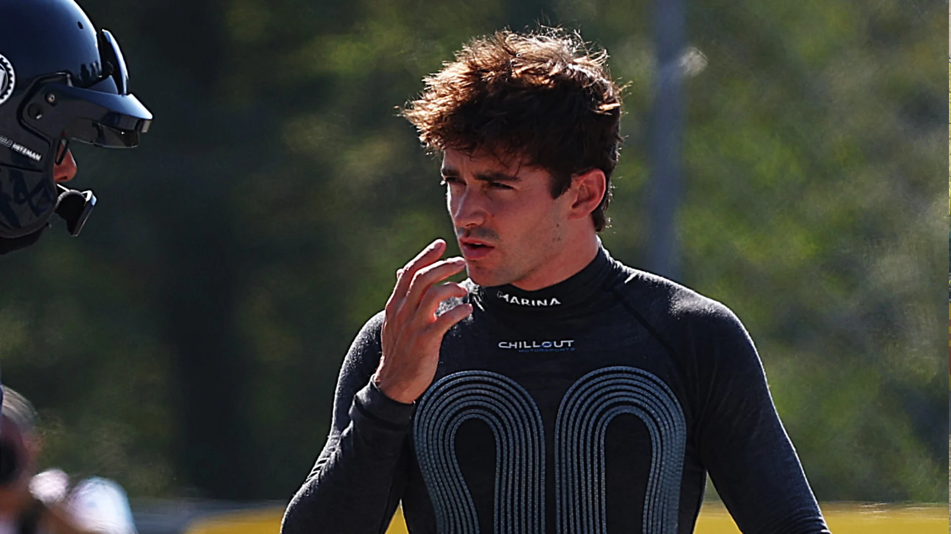 Charles Leclerc Crashes Out of Italian Grand Prix on the Second Lap