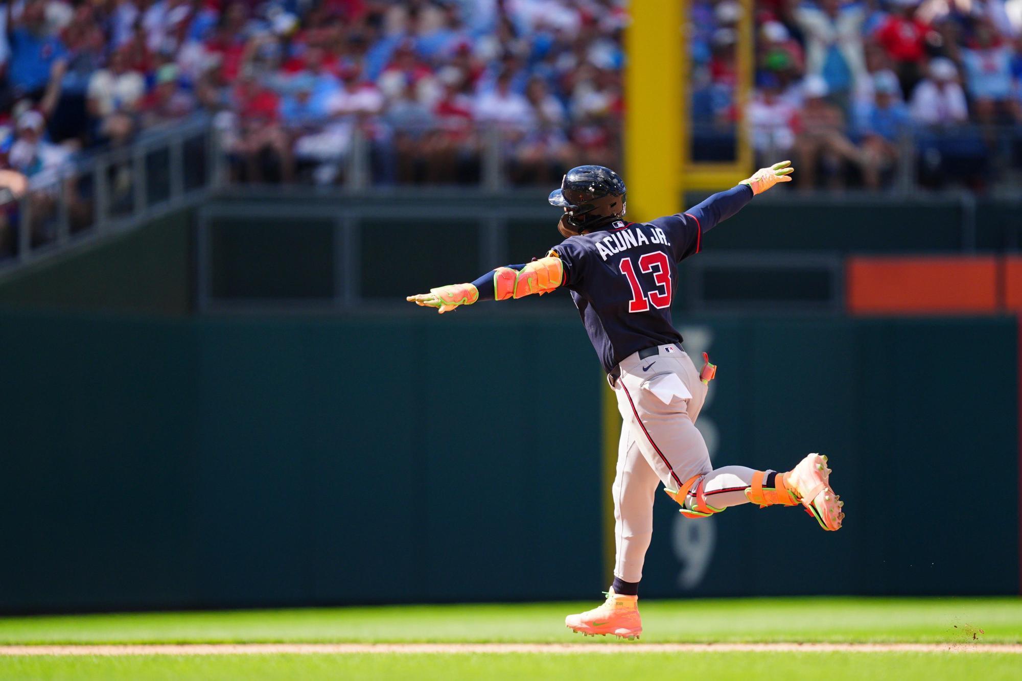 Ronald Acuna Jr. Hits Milestone as Braves Rally Past Phillies to Win