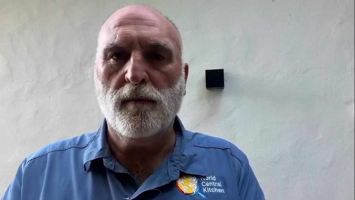 El chef José Andrés critica duramente que Israel no investigue el ataque