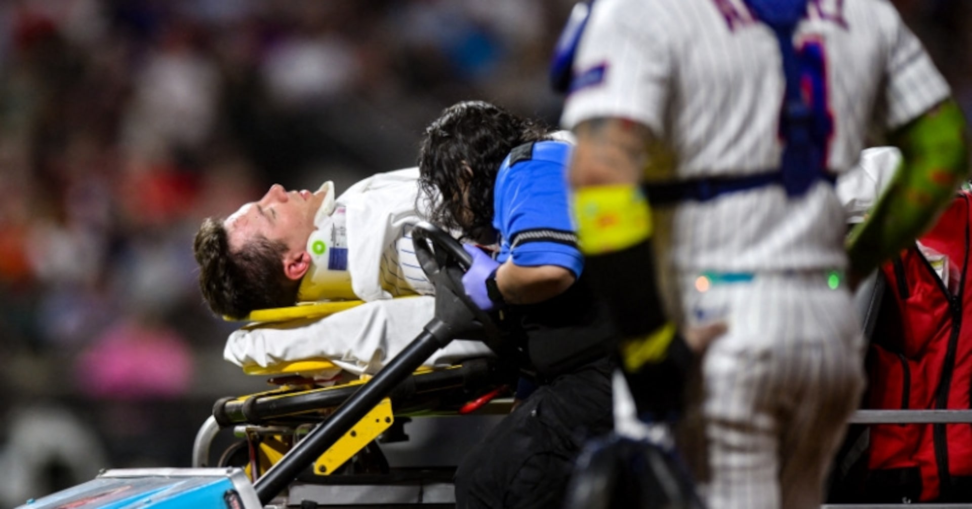 Mets’ Jared Young Hospitalized After Collision