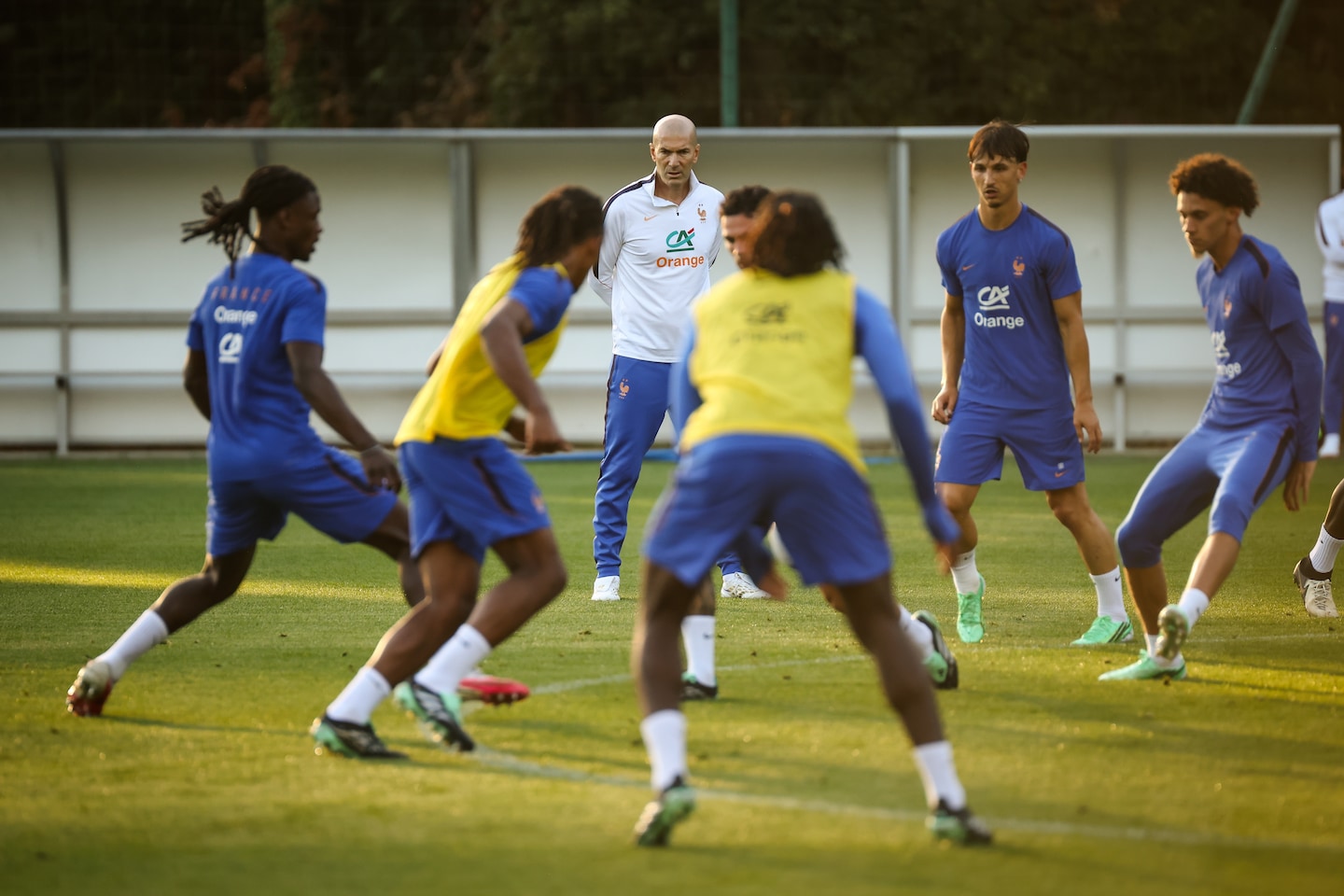 Zinedine Zidane begins his tenure as France coach with a training session ahead of Turkey match.
