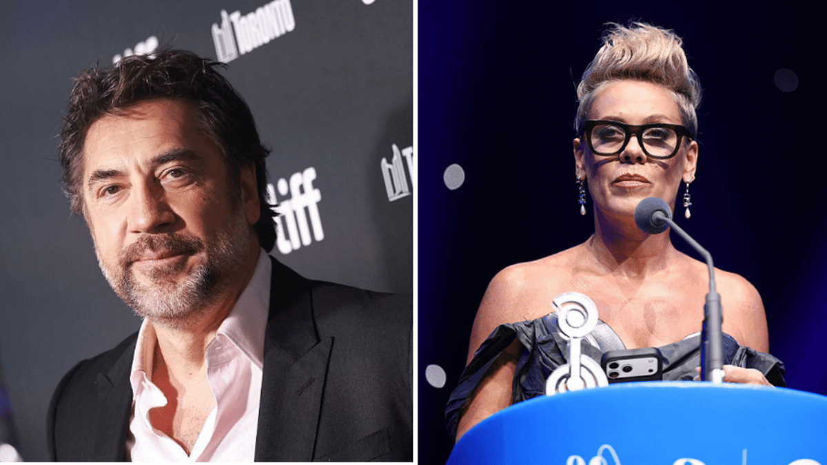 Actor Javier Bardem promotes petition seeking Pink's removal as a UNICEF goodwill ambassador.
