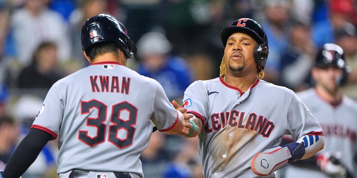 Guardians rally past Royals to win 12-9 as Denny Matthews marks 8,000th game.