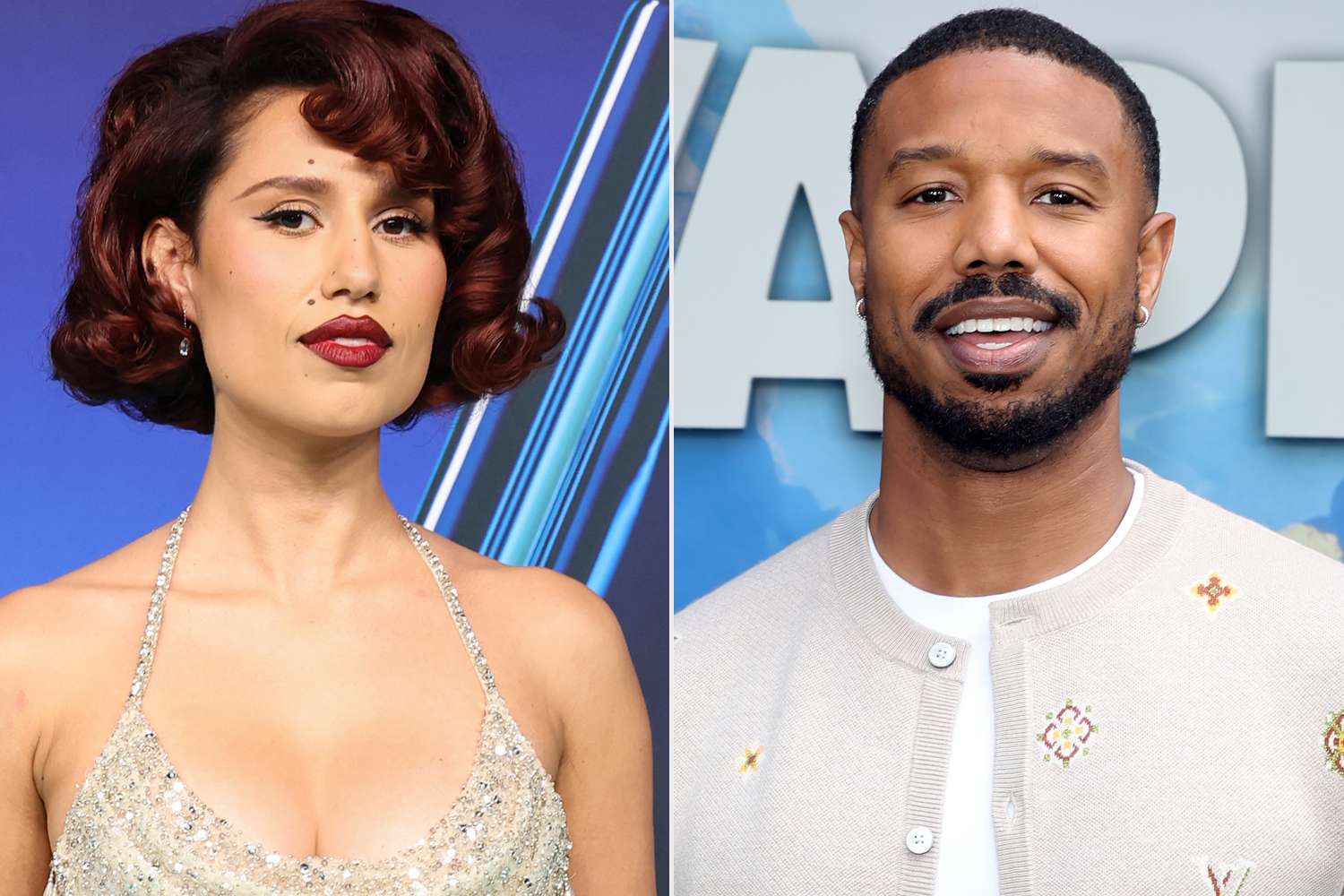 Singer Raye dismisses dating rumors about Michael B. Jordan while teasing an undisclosed project.