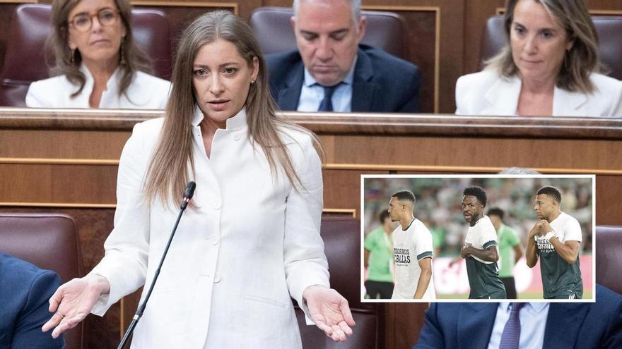 PP Spokesperson Ester Muñoz Criticizes Mbappe and Vinicius Over Ceuta Shirt Controversy