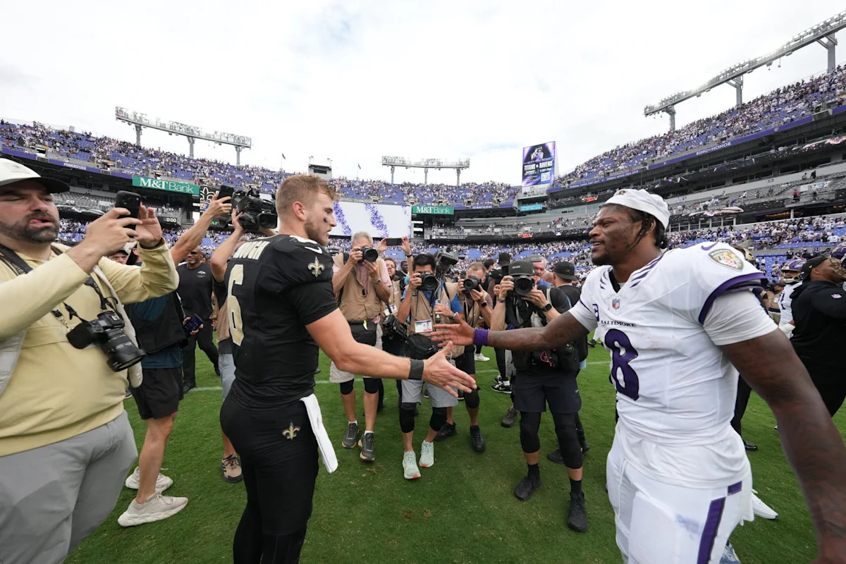 Saints Complete 24-17 Comeback Upset Over Ravens