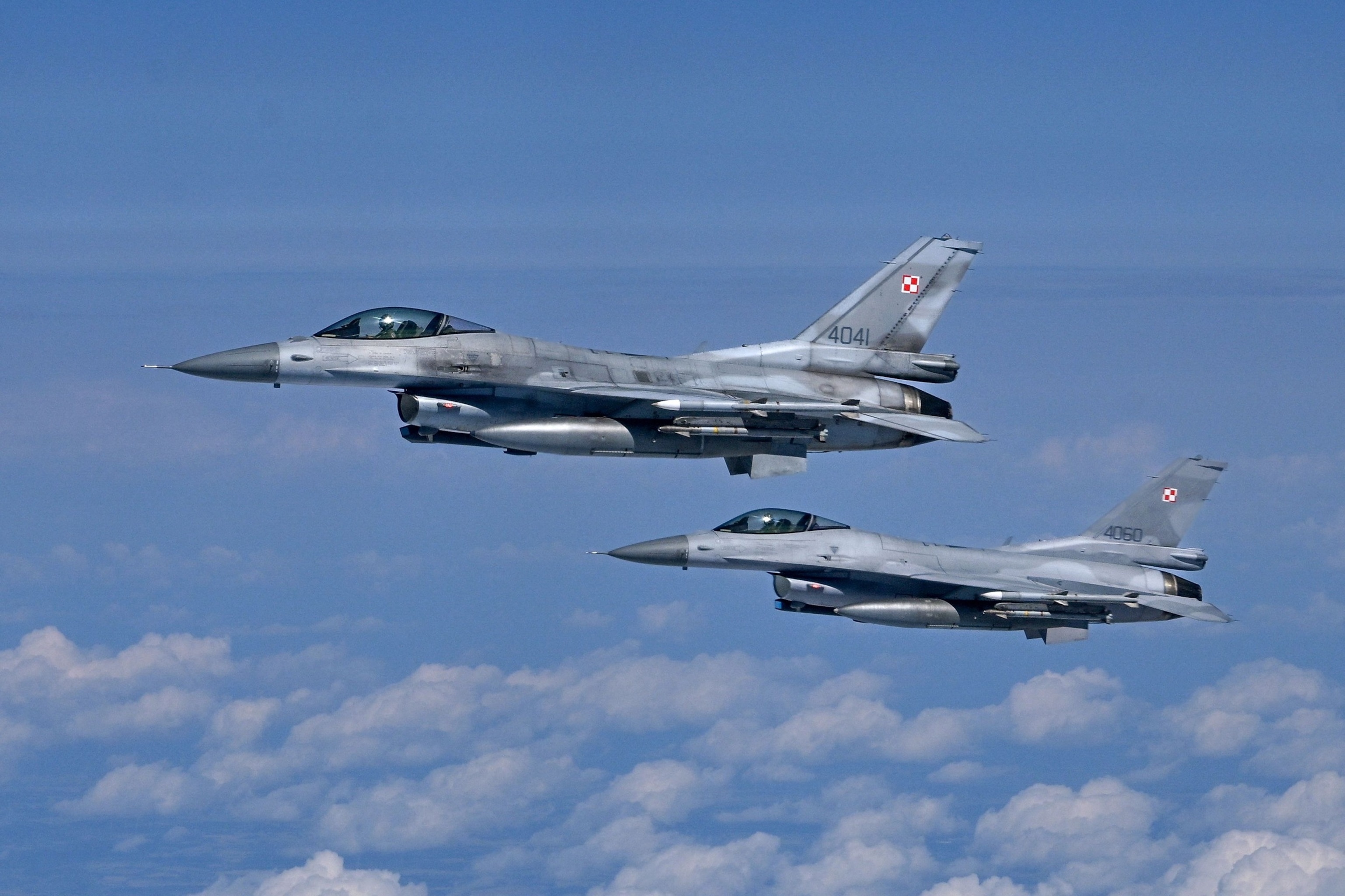 Poland and Latvia scramble fighter jets during Russian airstrikes on Ukraine