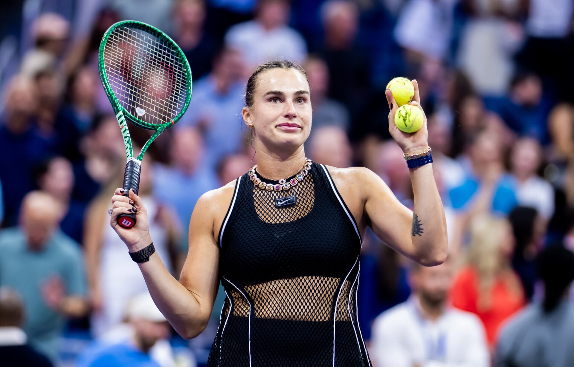 Aryna Sabalenka temporarily halts US Open match after detecting strong marijuana odor