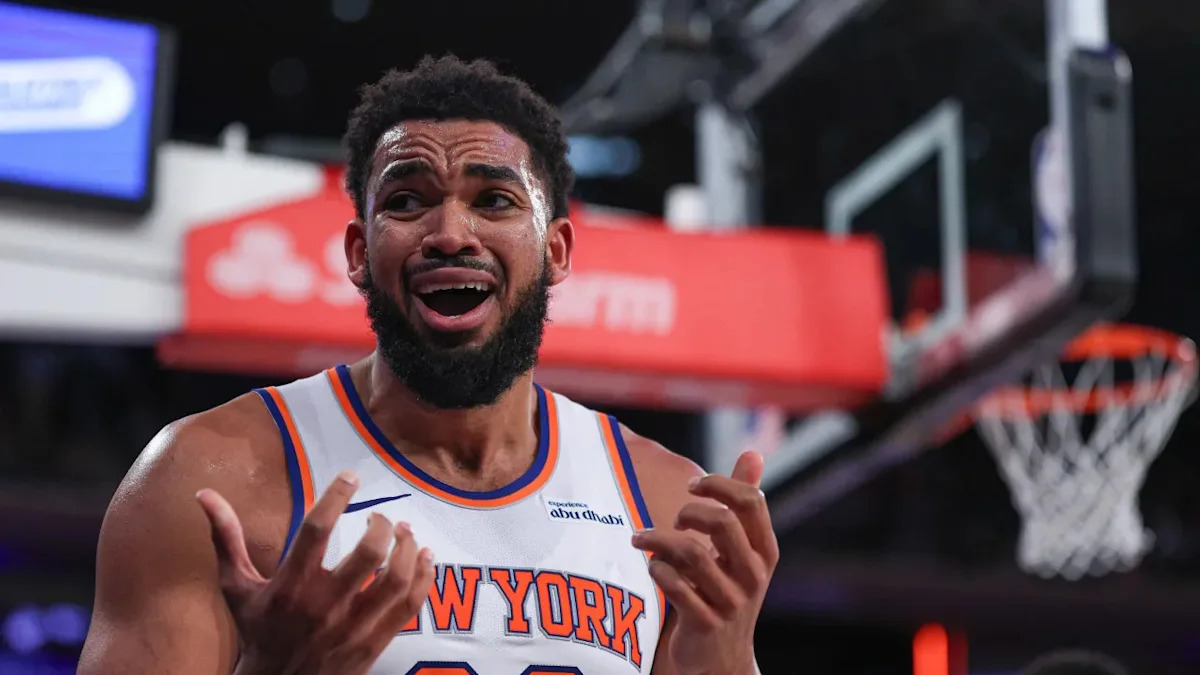 Contract extension talks between the Knicks and Karl-Anthony Towns have stalled over salary cap concerns.