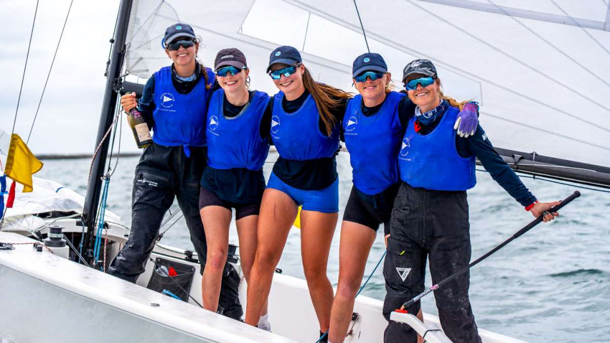 Chelsea Williams triumphs at the Australian Women's Match Racing Championship in Fremantle