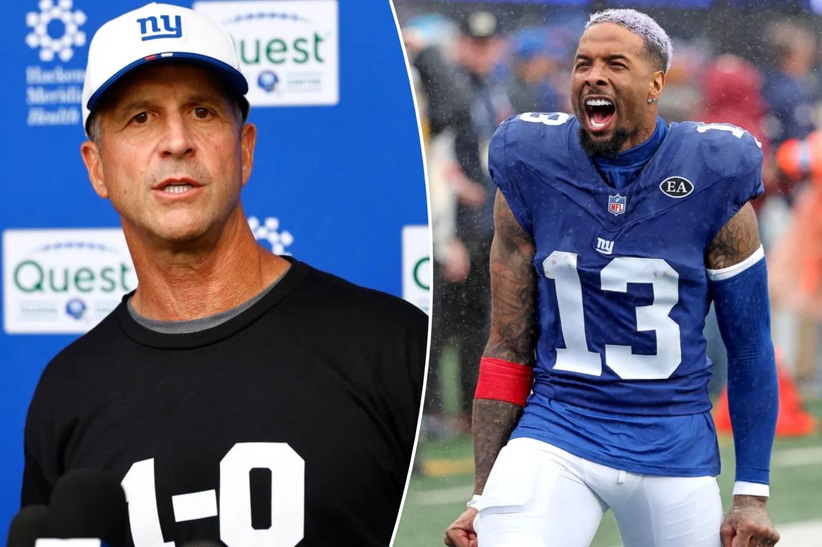 Giants Head Coach John Harbaugh Explains Reasoning For Releasing Odell Beckham Jr