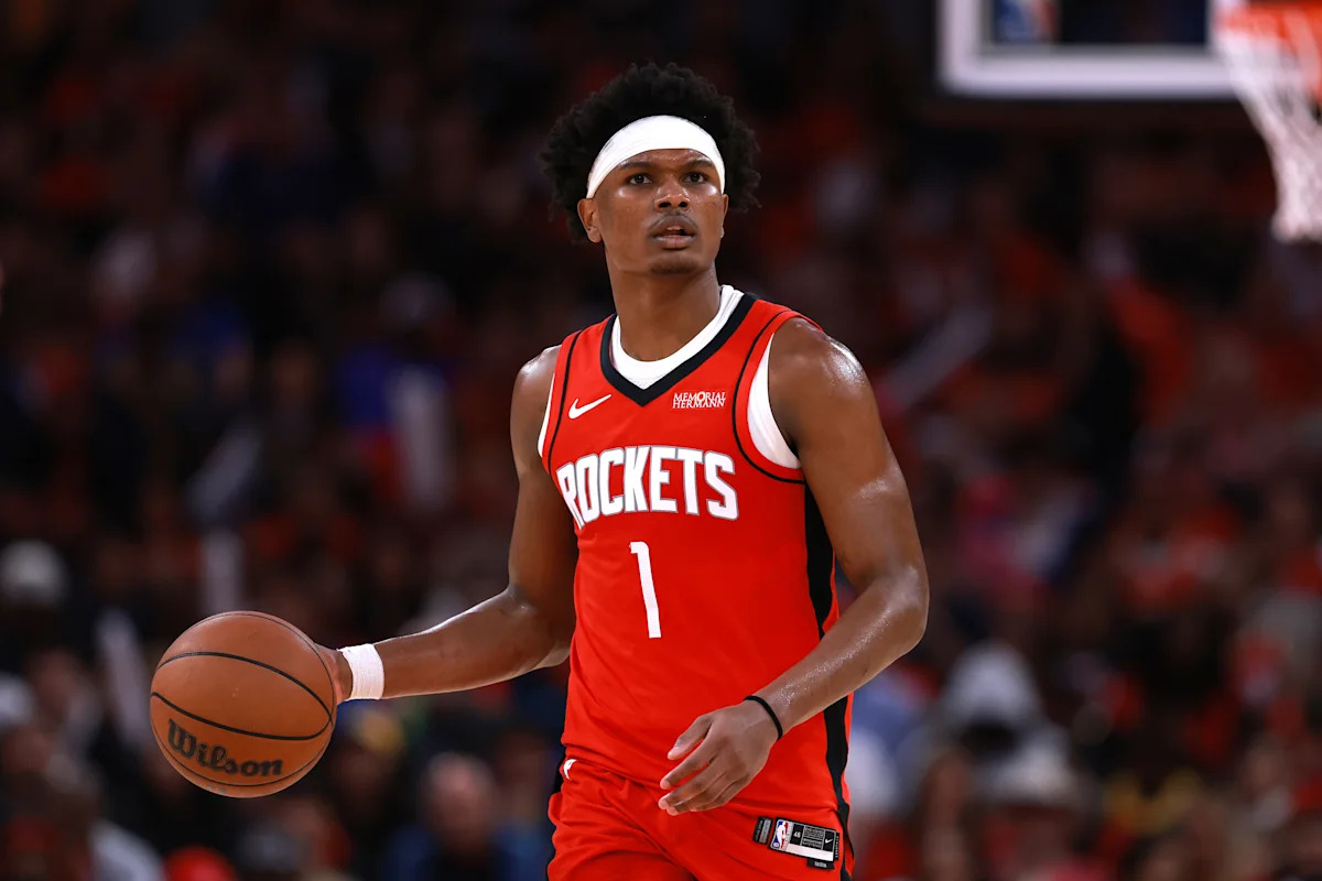 Houston Rockets secure guard Amen Thompson with a massive five-year contract extension through 2032.