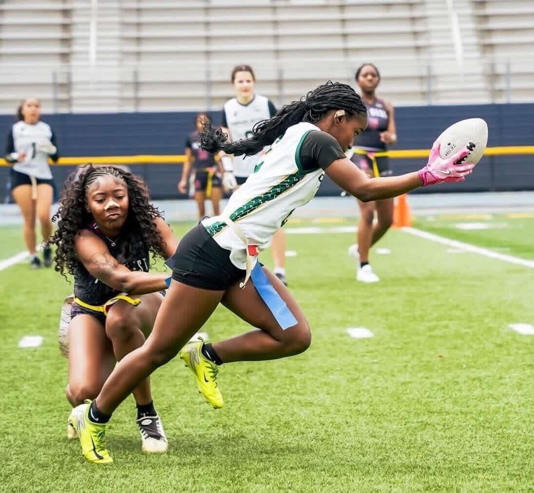 Girls flag football expands rapidly across U.S. high schools and colleges with new varsity programs.