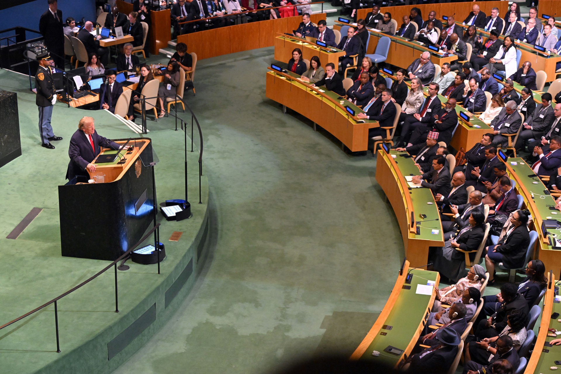 Trump amenaza con la aniquilación a Irán durante su discurso en la ONU