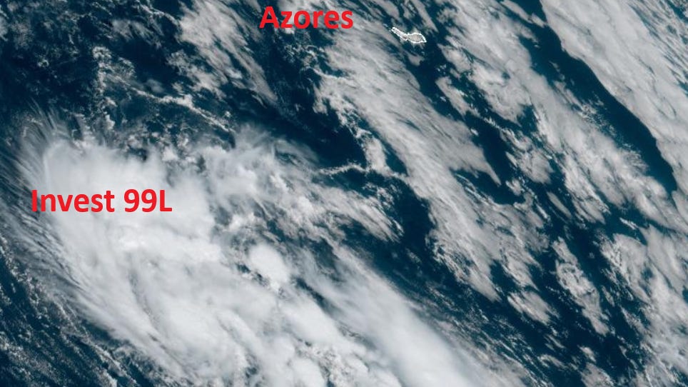 Central Atlantic Disturbance Could Develop Into Tropical Storm Fay Amid Inactive Season