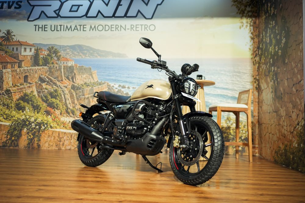 TVS Updates Apache And Ronin Motorcycle Ranges With New Features And Safety Tech