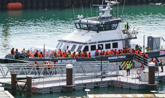 About 140 migrants rescued in British waters following long Normandy crossing.