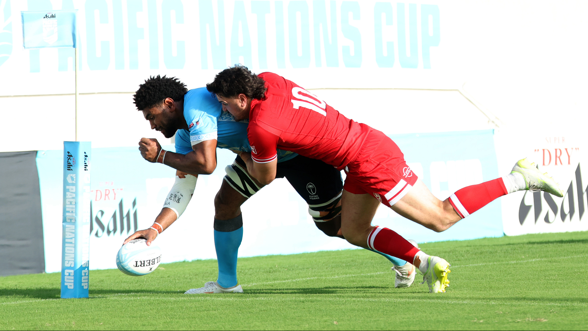 Defending champion Fiji defeats Canada 45-29 to advance to Pacific Nations Cup final