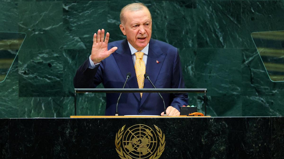 India Rejects Turkish President's Remarks on Kashmir at the UN General Assembly