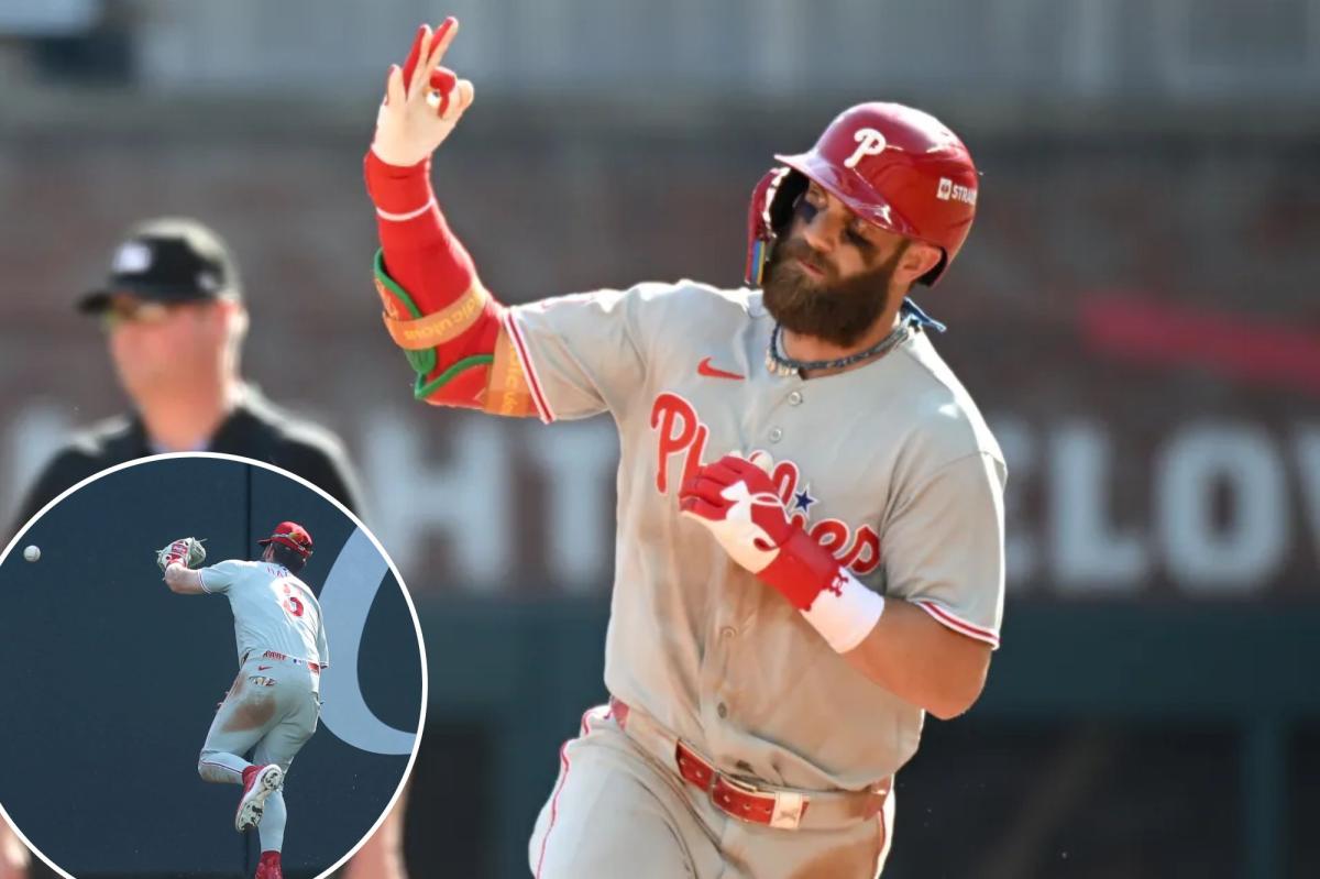 Bryce Harper Redeems Costly Blunder With Game-Tying Home Run In Phillies Win