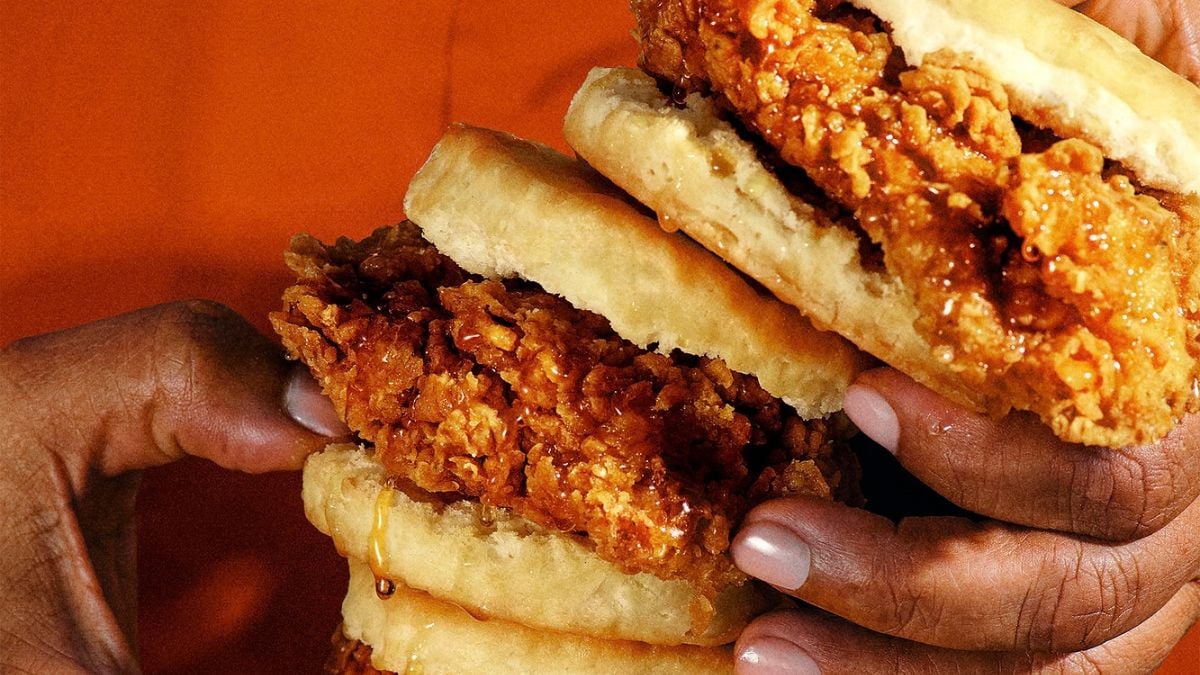 Popeyes introduces its new $5 honey chicken biscuit nationwide following customer demand.