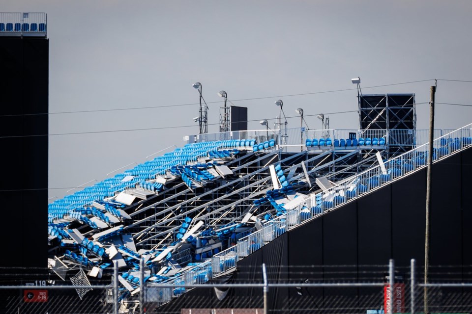 AC/DC cancels upcoming Toronto concert after severe storm damages Rogers Stadium venue.
