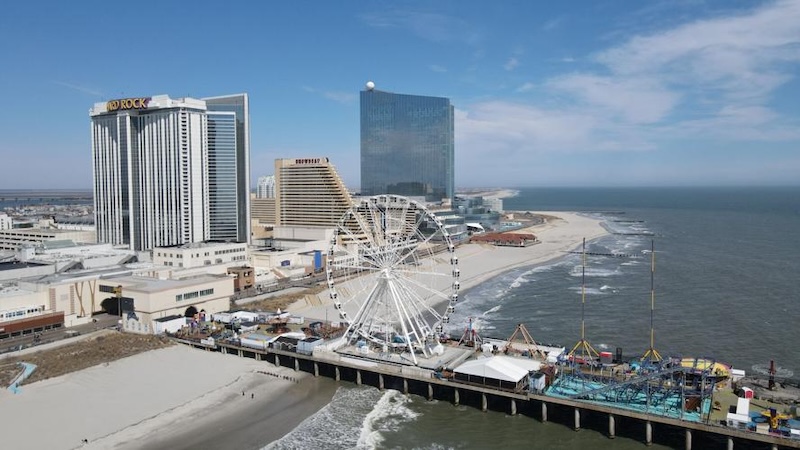 Atlantic City's historic Steel Pier is listed for sale at eighty-five million dollars.